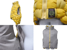 画像をギャラリービューアに読み込む, 極美品 KAPITAL キャピタル KEEL Weaving Vest キール ウィービングベスト EK-1550 ポリエステル イエロー サイズ2 中古 4c075259 
