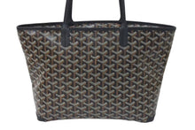 Load image into Gallery viewer, 新品未使用 Goyard ゴヤール アルトワPM トートバッグ ゴヤールディンキャンバス シュヴロッシュカーフスキン ブラック 中古 4c075263