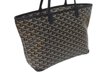 Load image into Gallery viewer, 新品未使用 Goyard ゴヤール アルトワPM トートバッグ ゴヤールディンキャンバス シュヴロッシュカーフスキン ブラック 中古 4c075263
