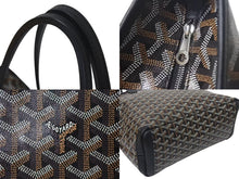 Load image into Gallery viewer, 新品未使用 Goyard ゴヤール アルトワPM トートバッグ ゴヤールディンキャンバス シュヴロッシュカーフスキン ブラック 中古 4c075263