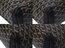 Load image into Gallery viewer, 新品未使用 Goyard ゴヤール アルトワPM トートバッグ ゴヤールディンキャンバス シュヴロッシュカーフスキン ブラック 中古 4c075263