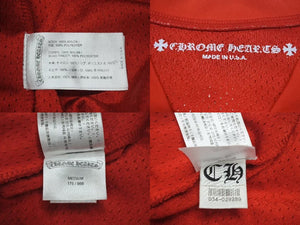 極美品 CHROME HEARTS クロムハーツ MATTYBOY マッティボーイ 99 FORM MESH JERSEY メッシュジャージ サイズM 中古 4c075264 