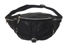 Load image into Gallery viewer, CHROME HEARTS クロムハーツ #1 SNAT PACK スナットパック ウエストバッグ ガンスリンガーベルト デストロイレザー 美品 中古 4c075265