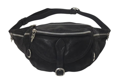 CHROME HEARTS クロムハーツ　ウエストポーチ　レザー　925 #1 クロムハーツ スナットパック ウエストポーチ レザー×925