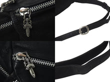 Load image into Gallery viewer, CHROME HEARTS クロムハーツ #1 SNAT PACK スナットパック ウエストバッグ ガンスリンガーベルト デストロイレザー 美品 中古 4c075265