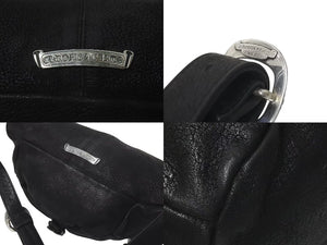 CHROME HEARTS クロムハーツ #1 SNAT PACK スナットパック ウエストバッグ ガンスリンガーベルト デストロイレザー 美品 中古 4c075265