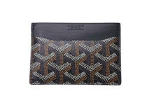 Load image into Gallery viewer, 極美品 GOYARD ゴヤール サンシュルピス カードケース 名刺入れ STSULPPMLTY01CL01X PVC レザー ブラック 中古 4c075266