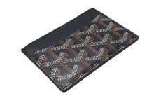 Load image into Gallery viewer, 極美品 GOYARD ゴヤール サンシュルピス カードケース 名刺入れ STSULPPMLTY01CL01X PVC レザー ブラック 中古 4c075266