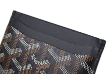 Load image into Gallery viewer, 極美品 GOYARD ゴヤール サンシュルピス カードケース 名刺入れ STSULPPMLTY01CL01X PVC レザー ブラック 中古 4c075266