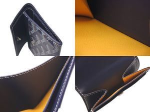 Brand new, unused GOYARD Goyard Marigny wallet with coin purse, card case, PVC leather, navy, pre-owned, item number 4c075267 