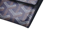 Load image into Gallery viewer, Brand new, unused GOYARD Goyard Marigny wallet with coin purse, card case, PVC leather, navy, pre-owned, item number 4c075267 