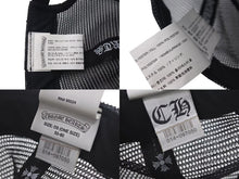 Load image into Gallery viewer, 極美品 CHROME HEARTS クロムハーツトラッカーキャップ ニューヨーク CHロゴ刺繍 クロスボール シルバー 925 ブラック 中古 4c075270