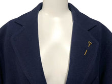 Load image into Gallery viewer, LOUIS VUITTON ルイヴィトン チェスターコート ステープルズエディション ダブルフェイス RM202Q UZB HJC55E ネイビー ウール サイズ50 美品 中古 4c075273