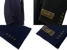 Load image into Gallery viewer, LOUIS VUITTON ルイヴィトン チェスターコート ステープルズエディション ダブルフェイス RM202Q UZB HJC55E ネイビー ウール サイズ50 美品 中古 4c075273