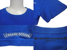 画像をギャラリービューアに読み込む, クロムハーツ Chrome Hearts PPO SPACE T-SHRT MATTY BOYバックプリントTシャツ フロントポケット ブルー サイズXL 美品 中古 4c075275 