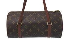 Load image into Gallery viewer, 極美品 LOUIS VUITTON ルイヴィトン パピヨンPM 26 筒形 ハンドバック ブラウン モノグラム M51366 中古 4c075288