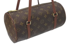 Load image into Gallery viewer, 極美品 LOUIS VUITTON ルイヴィトン パピヨンPM 26 筒形 ハンドバック ブラウン モノグラム M51366 中古 4c075288