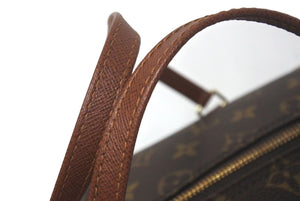 極美品 LOUIS VUITTON ルイヴィトン パピヨンPM 26 筒形 ハンドバック ブラウン モノグラム M51366 中古 4c075288