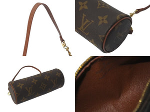 極美品 LOUIS VUITTON ルイヴィトン パピヨンGM 横幅30cm ハンドバッグ M51385 モノグラム 筒型 旧型 ゴールド金具 中古 4c075289