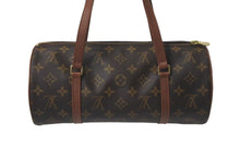Load image into Gallery viewer, 極美品 LOUIS VUITTON ルイヴィトン パピヨンGM 横幅30cm ハンドバッグ M51385 モノグラム 筒型 旧型 ゴールド金具 中古 4c075289