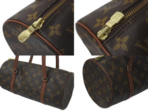 極美品 LOUIS VUITTON ルイヴィトン パピヨンGM 横幅30cm ハンドバッグ M51385 モノグラム 筒型 旧型 ゴールド金具 中古 4c075289