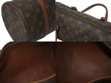Load image into Gallery viewer, 極美品 LOUIS VUITTON ルイヴィトン パピヨンGM 横幅30cm ハンドバッグ M51385 モノグラム 筒型 旧型 ゴールド金具 中古 4c075289