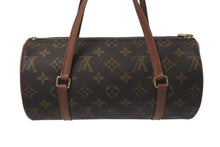 Load image into Gallery viewer, 極美品 LOUIS VUITTON ルイヴィトン パピヨンPM 26 筒形 ハンドバック ブラウン モノグラム M51366 中古 4c075290