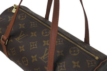 Load image into Gallery viewer, 極美品 LOUIS VUITTON ルイヴィトン パピヨンPM 26 筒形 ハンドバック ブラウン モノグラム M51366 中古 4c075290