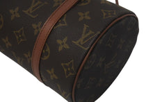 Load image into Gallery viewer, 極美品 LOUIS VUITTON ルイヴィトン パピヨンPM 26 筒形 ハンドバック ブラウン モノグラム M51366 中古 4c075290