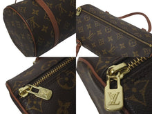 Load image into Gallery viewer, 極美品 LOUIS VUITTON ルイヴィトン パピヨンPM 26 筒形 ハンドバック ブラウン モノグラム M51366 中古 4c075290