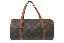 Load image into Gallery viewer, LOUIS VUITTON ルイヴィトン パピヨン26 ハンドバッグ M51366 モノグラム ブラウン ゴールド金具 美品 中古 4c075308