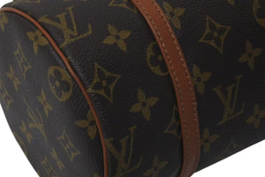 LOUIS VUITTON ルイヴィトン パピヨン26 ハンドバッグ M51366 モノグラム ブラウン ゴールド金具 美品 中古 4c075308