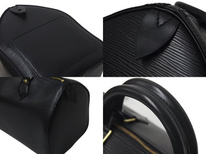 極美品 LOUIS VUITTON ルイヴィトン スピーディ30 ハンドバッグ M59022 エピレザー ブラック ゴールド金具 中古 4c075310