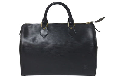 LOUIS VUITTON ルイヴィトン スピーディ35 ハンドバッグ M42992 エピレザー ブラック ゴールド金具 美品 中古 4c075311