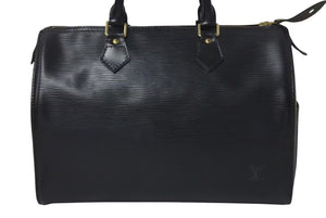 LOUIS VUITTON ルイヴィトン スピーディ35 ハンドバッグ M42992 エピレザー ブラック ゴールド金具 美品 中古 4c075311