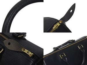LOUIS VUITTON ルイヴィトン スピーディ35 ハンドバッグ M42992 エピレザー ブラック ゴールド金具 美品 中古 4c075311
