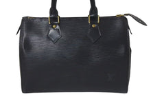Load image into Gallery viewer, LOUIS VUITTON ルイヴィトン スピーディ25 ハンドバッグ M43012 エピ レザー ブラック 旧型 美品 中古 4c075312