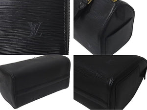 LOUIS VUITTON ルイヴィトン スピーディ25 ハンドバッグ M43012 エピ レザー ブラック 旧型 美品 中古 4c075312