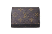 Load image into Gallery viewer, 極美品 LOUIS VUITTON ルイヴィトン モノグラム アンヴェロップカルトドゥヴィジット カードケース M63801 中古 4c075313