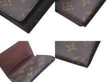 Load image into Gallery viewer, 極美品 LOUIS VUITTON ルイヴィトン モノグラム アンヴェロップカルトドゥヴィジット カードケース M63801 中古 4c075313