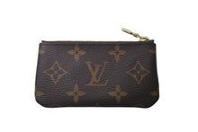 Load image into Gallery viewer, 極美品 LOUIS VUITTON ルイヴィトン ポシェット クレ キー コインケース M62650 モノグラムキャンバス ブラウン ゴールド 中古 4c075314