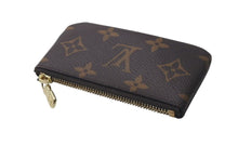Load image into Gallery viewer, 極美品 LOUIS VUITTON ルイヴィトン ポシェット クレ キー コインケース M62650 モノグラムキャンバス ブラウン ゴールド 中古 4c075314