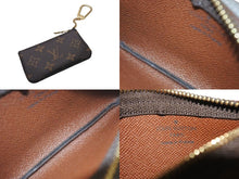 Load image into Gallery viewer, 極美品 LOUIS VUITTON ルイヴィトン ポシェット クレ キー コインケース M62650 モノグラムキャンバス ブラウン ゴールド 中古 4c075314