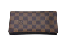 Load image into Gallery viewer, 極美品 LOUIS VUITTON ルイヴィトン ポルト カルト クレディ 長財布 N60825 ダミエライン PVC ブラウン 中古 4c075315