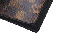 Load image into Gallery viewer, 極美品 LOUIS VUITTON ルイヴィトン ポルト カルト クレディ 長財布 N60825 ダミエライン PVC ブラウン 中古 4c075315