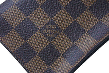 Load image into Gallery viewer, 極美品 LOUIS VUITTON ルイヴィトン ポルト カルト クレディ 長財布 N60825 ダミエライン PVC ブラウン 中古 4c075315