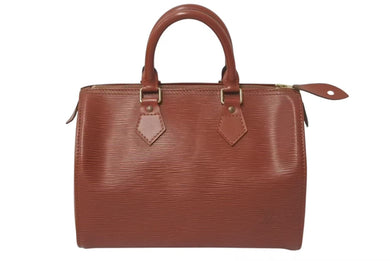 LOUIS VUITTON ルイヴィトン ハンドバッグ スピーディ25 M43003 ゴールド金具 ブラウン エピレザー 美品 中古 4c075316
