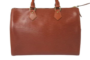 LOUIS VUITTON ルイヴィトン スピーディ30 M43003 ハンドバッグ ブラウン ゴールド金具 エピレザー 美品 中古 4c075319