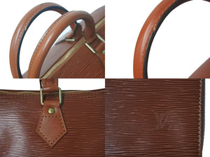 LOUIS VUITTON ルイヴィトン スピーディ30 M43003 ハンドバッグ ブラウン ゴールド金具 エピレザー 美品 中古 4c075319