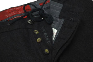 極美品 JACOB COHEN ヤコブコーエン ジョガーパンツ 48763 イタリア製 ウール ナイロン グレー サイズ36 中古 4c075326